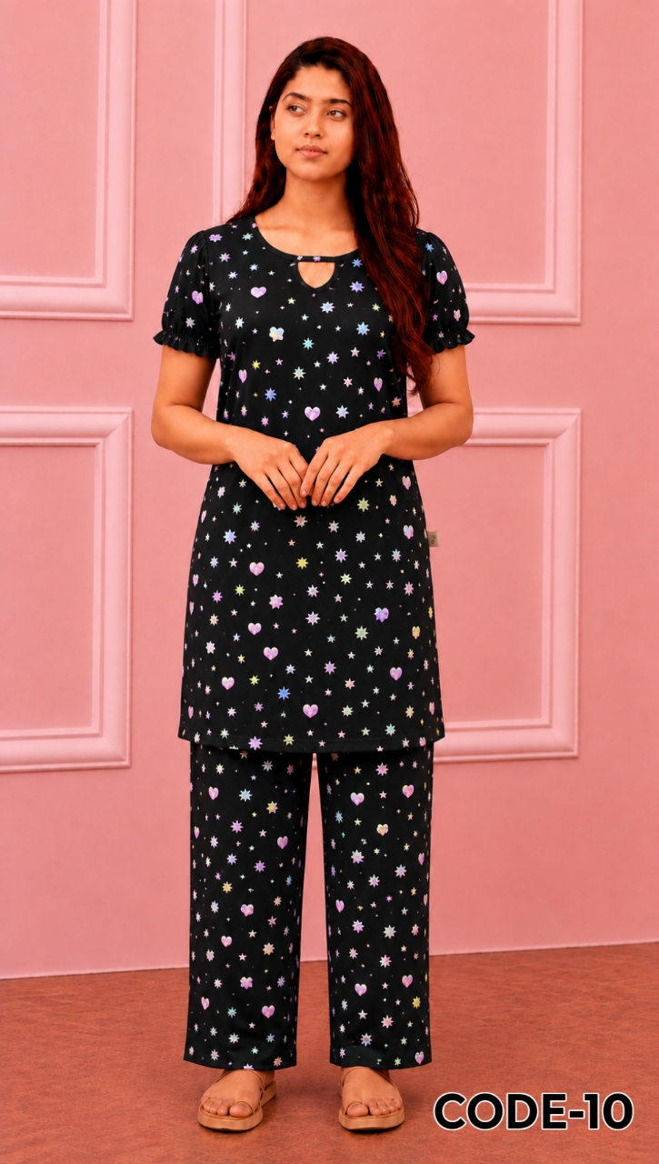 টি-শার্ট ও প্লাজু সেট =10