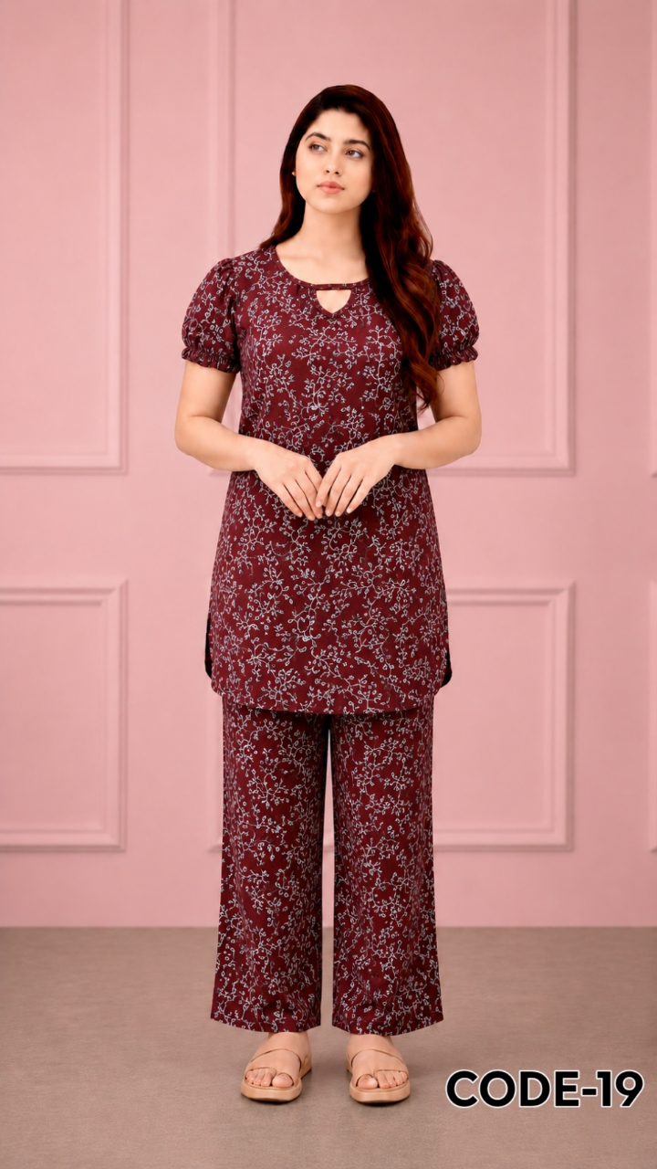 টি-শার্ট ও প্লাজু সেট =19