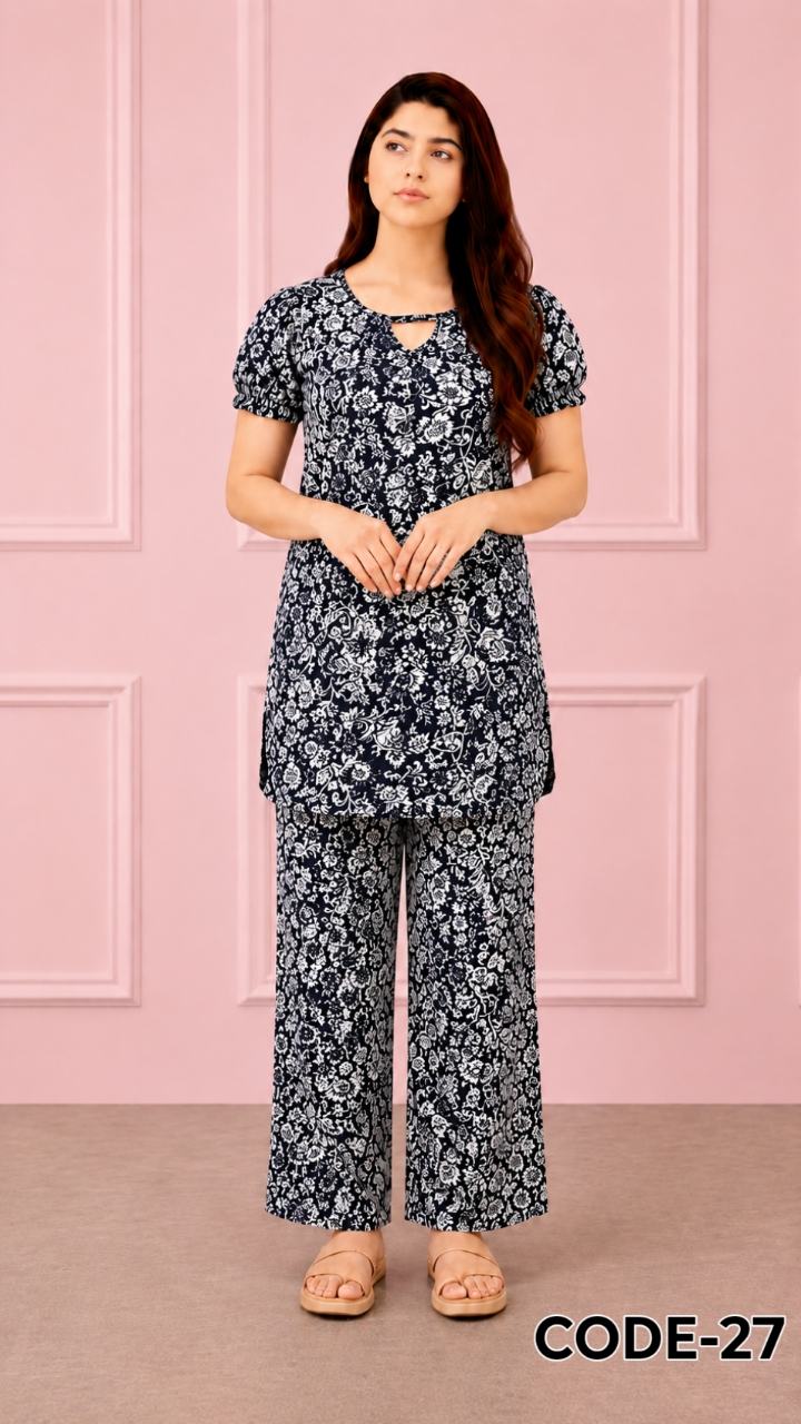 টি-শার্ট ও প্লাজু সেট =27
