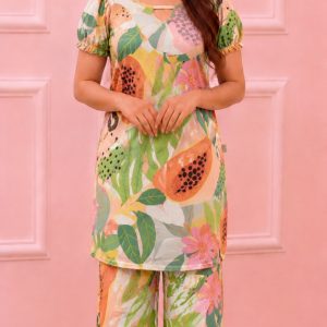 টি-শার্ট ও প্লাজু সেট =32