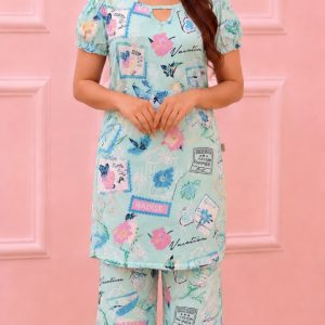 টি-শার্ট ও প্লাজু সেট =34
