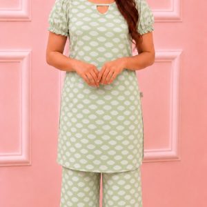 টি-শার্ট ও প্লাজু সেট =55