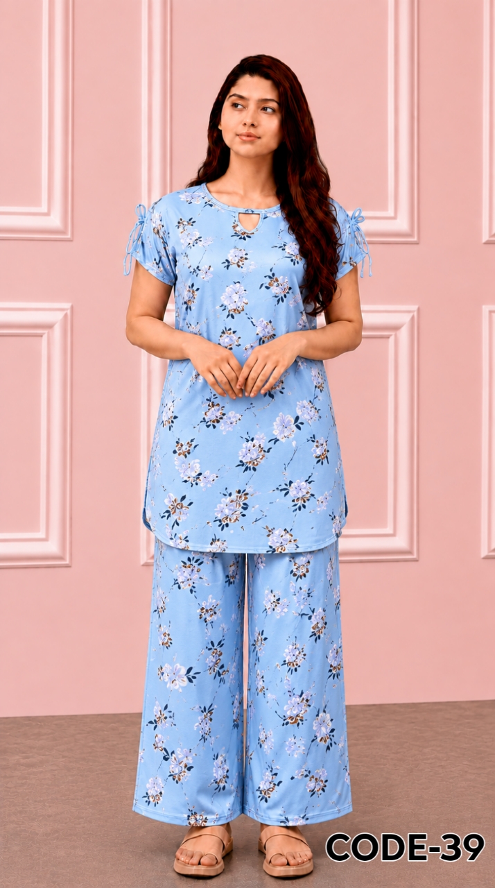 টি-শার্ট ও প্লাজু সেট =39