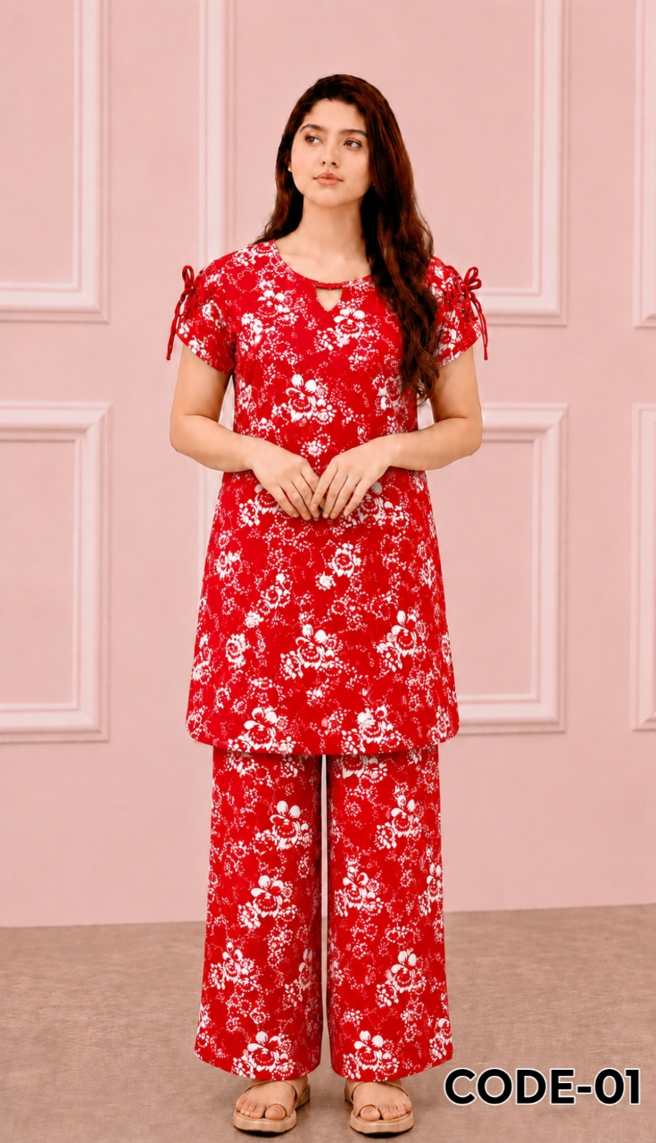 টি-শার্ট ও প্লাজু সেট =01